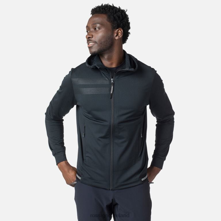Rossignol Tops Men Eco Full-Zip Hoodie Black 62R6R483