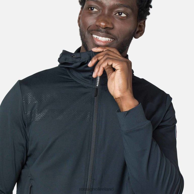 Rossignol Tops Men Eco Full-Zip Hoodie Black 62R6R483