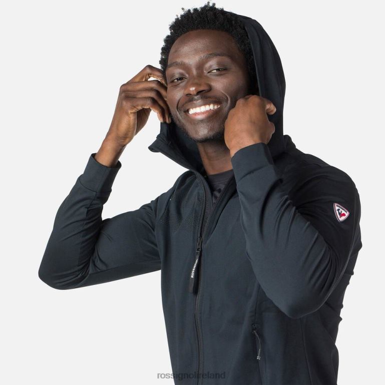 Rossignol Tops Men Eco Full-Zip Hoodie Black 62R6R483