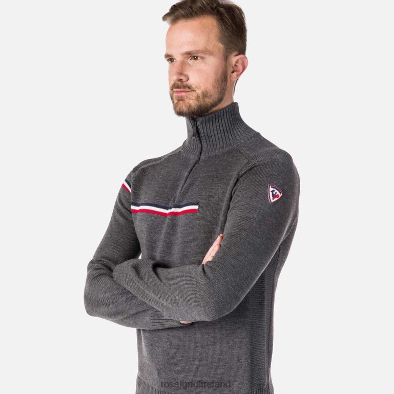 Rossignol Tops Men Major Half-Zip Sweater Heathergrey 62R6R352