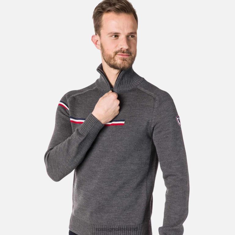 Rossignol Tops Men Major Half-Zip Sweater Heathergrey 62R6R352