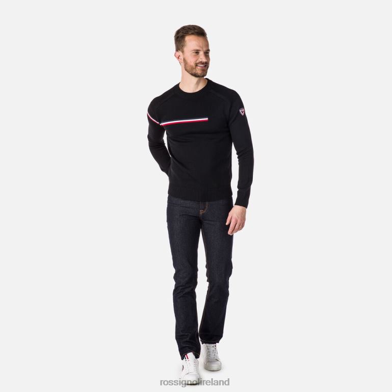 Rossignol Tops Men Odysseus Round-Neck Sweater Black 62R6R332