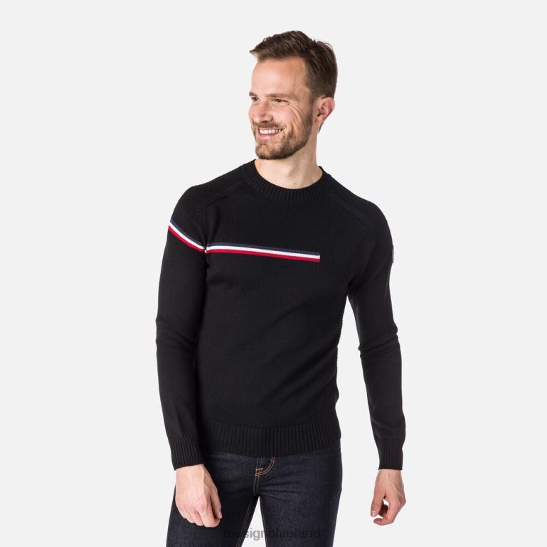 Rossignol Tops Men Odysseus Round-Neck Sweater Black 62R6R332