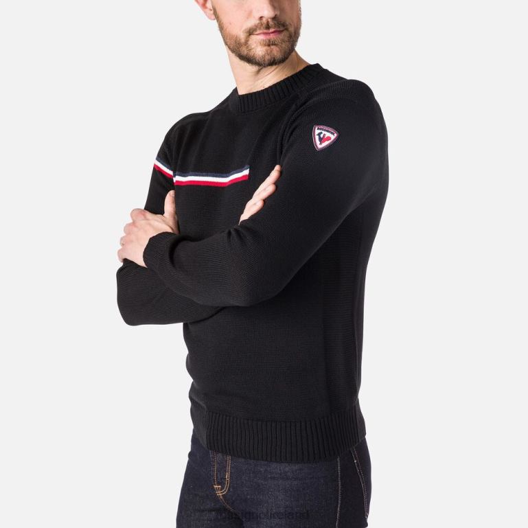 Rossignol Tops Men Odysseus Round-Neck Sweater Black 62R6R332