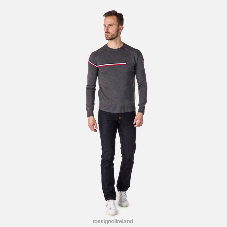 Rossignol Tops Men Odysseus Round-Neck Sweater Heathergrey 62R6R308