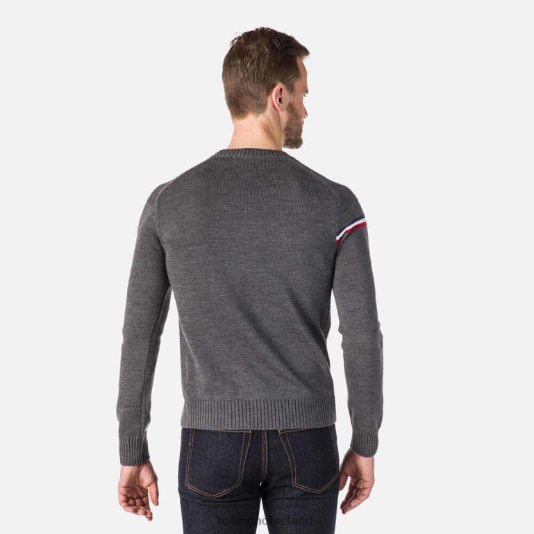 Rossignol Tops Men Odysseus Round-Neck Sweater Heathergrey 62R6R308