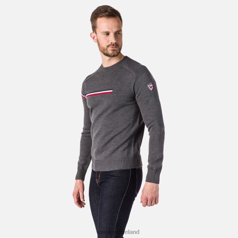 Rossignol Tops Men Odysseus Round-Neck Sweater Heathergrey 62R6R308