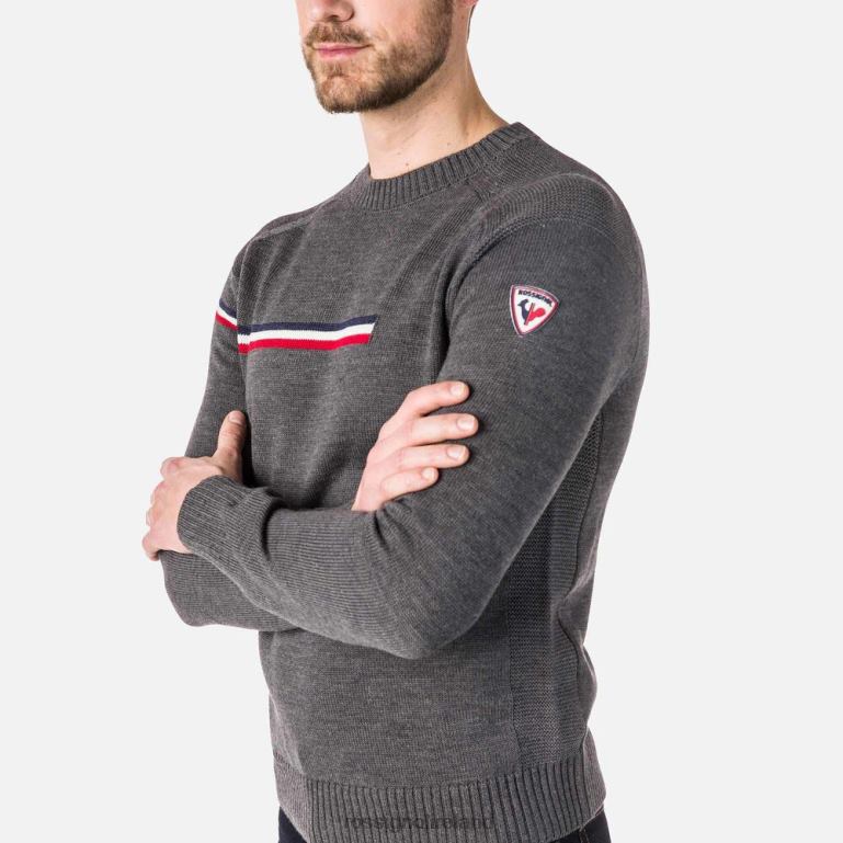 Rossignol Tops Men Odysseus Round-Neck Sweater Heathergrey 62R6R308