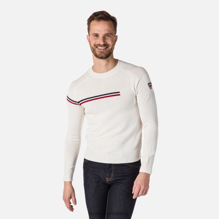 Rossignol Tops Men Odysseus Round-Neck Sweater White 62R6R651