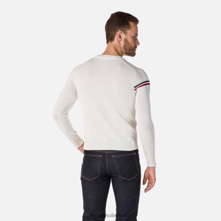Rossignol Tops Men Odysseus Round-Neck Sweater White 62R6R651