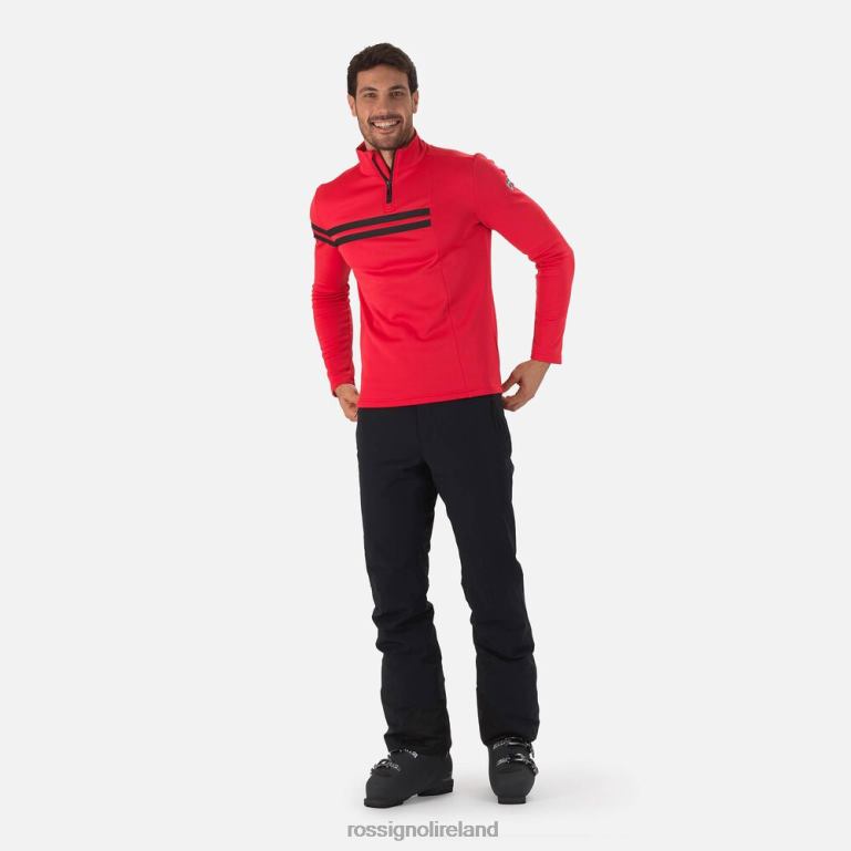 Rossignol Tops Men Resort Half-Zip Top Sportsred 62R6R579
