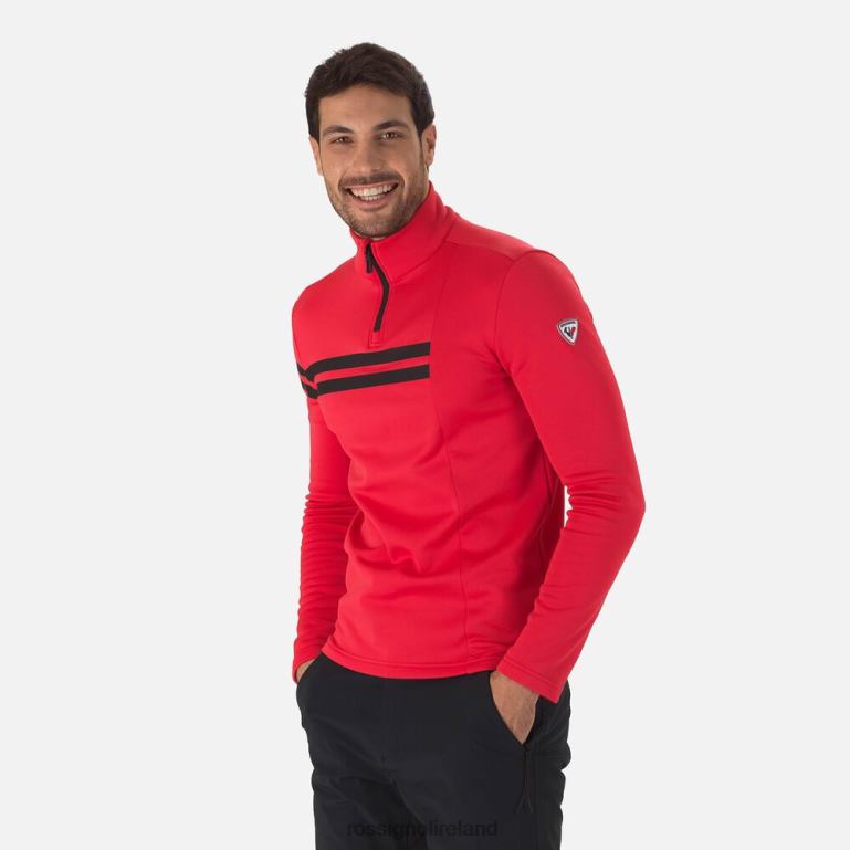 Rossignol Tops Men Resort Half-Zip Top Sportsred 62R6R579