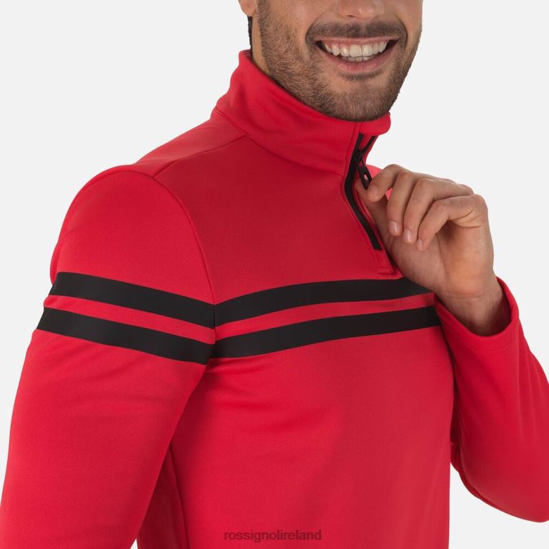 Rossignol Tops Men Resort Half-Zip Top Sportsred 62R6R579