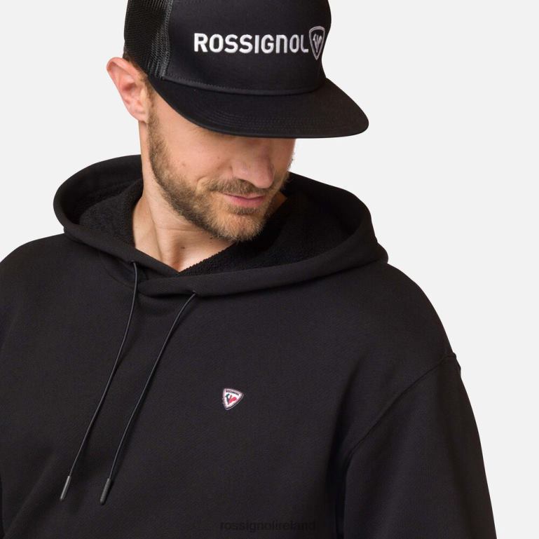 Rossignol Tops Men Hooded Sweatshirt Black 62R6R477