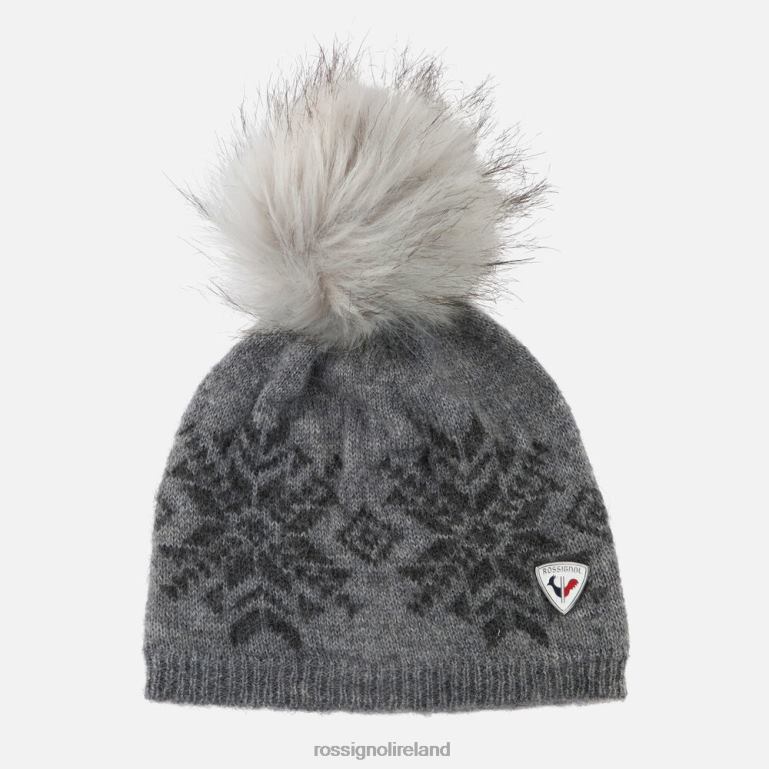 Rossignol Accessories Women Snowflake Beanie Heathergrey 62R6R1024