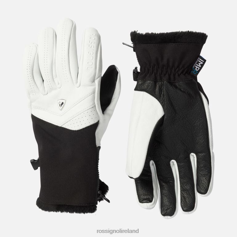 Rossignol Accessories Women Elite Leather Waterproof Gloves White 62R6R757
