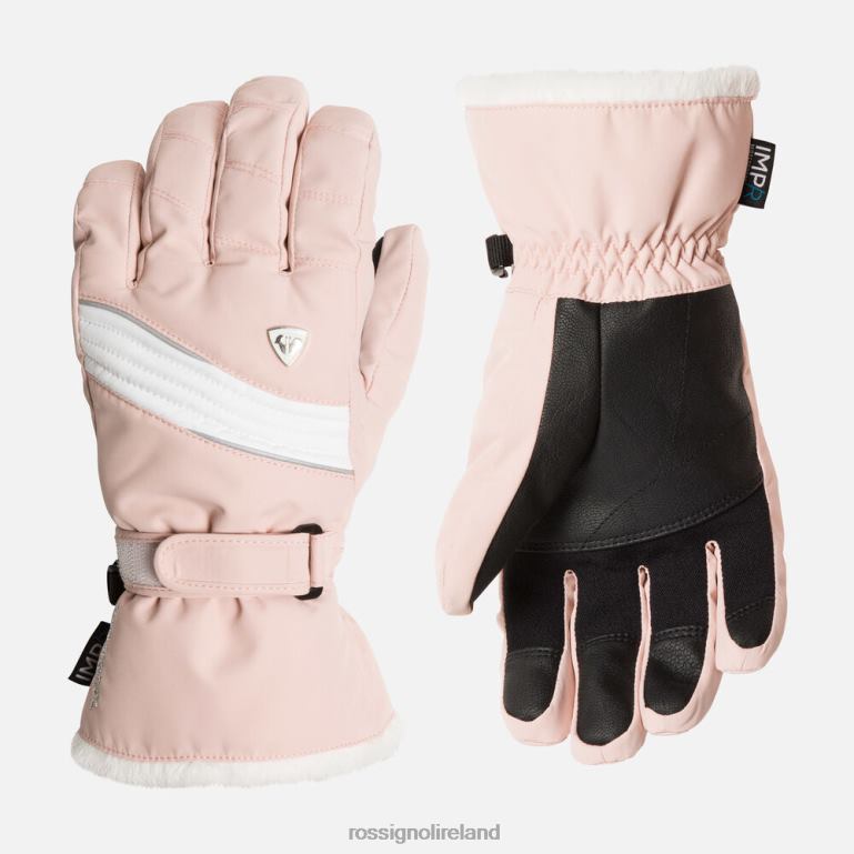 Rossignol Accessories Women Saphir Waterproof Gloves Powderpink 62R6R1126