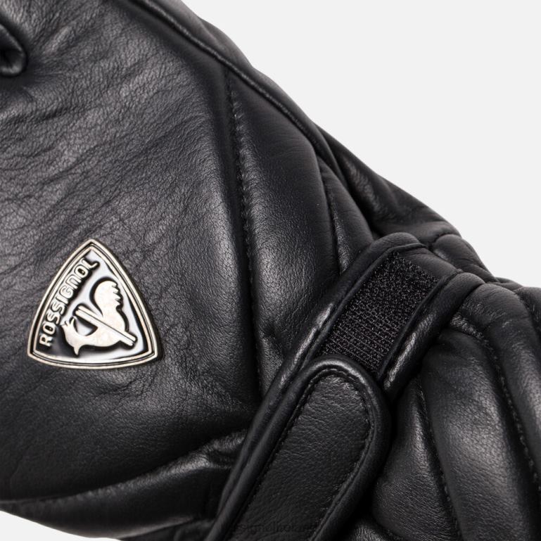 Rossignol Accessories Women Select Leather Waterproof Ski Gloves Black 62R6R1028