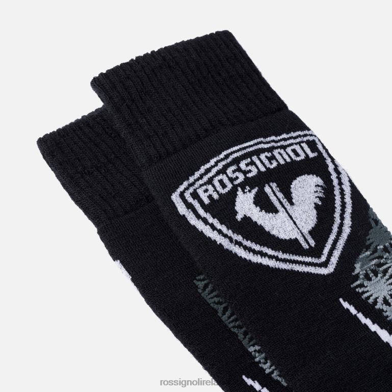 Rossignol Accessories Women Wool And Silk Ski Socks Black 62R6R723