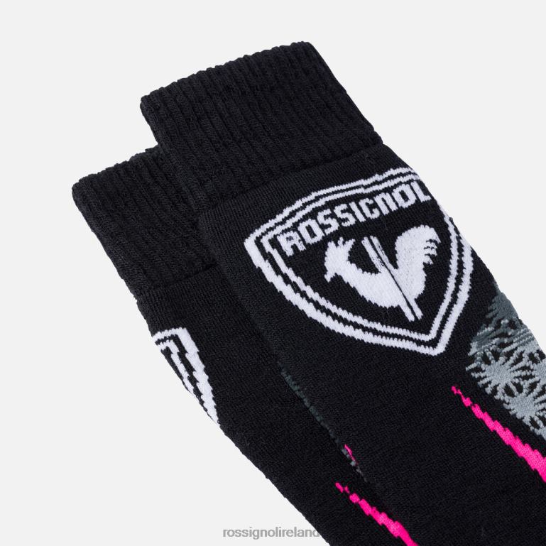 Rossignol Accessories Women Wool And Silk Ski Socks Fluopink 62R6R708