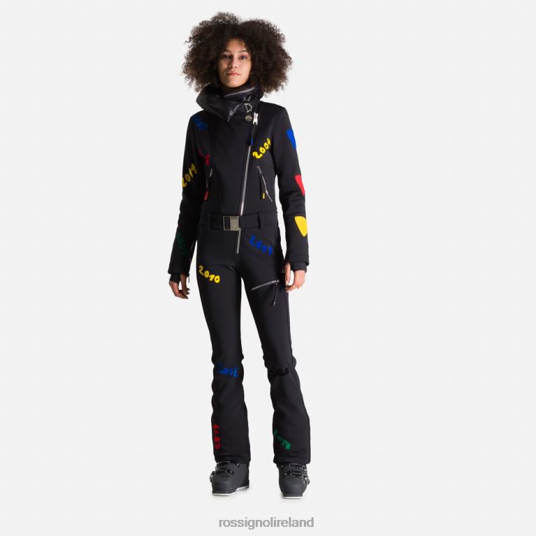 Rossignol Bottoms Women Jcc Sublim Overalls Black 62R6R1079