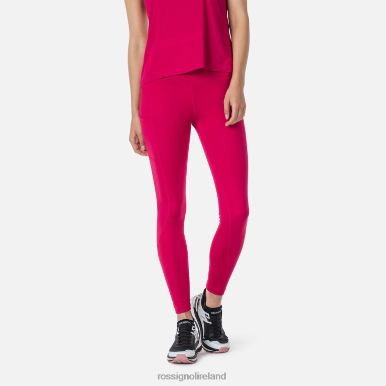 Rossignol Bottoms Women Lightweight Breathable Running Tights Cherry 62R6R1000