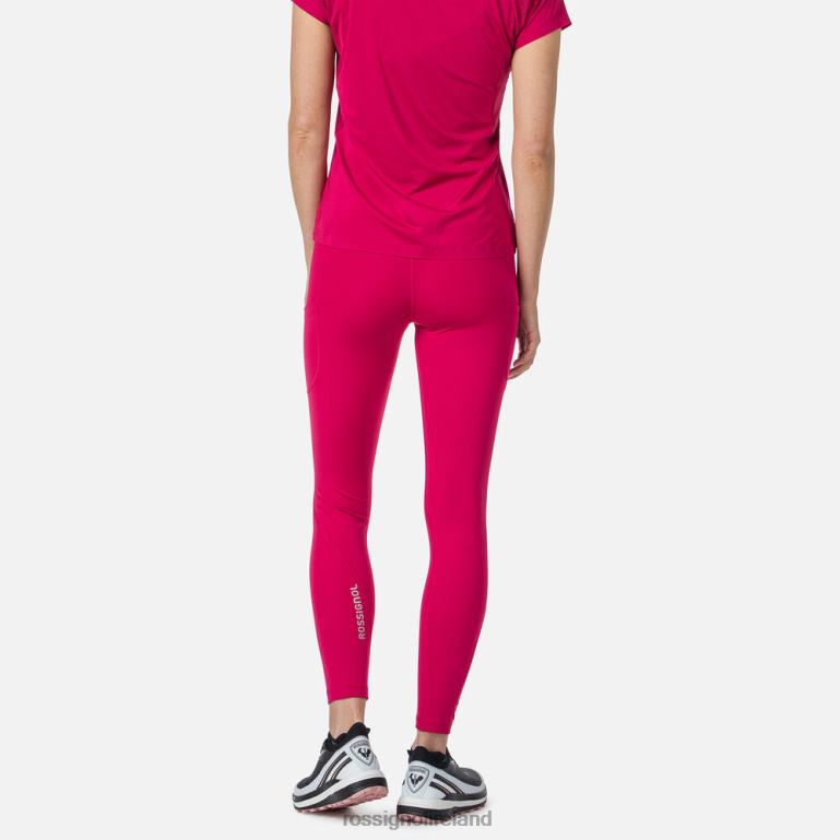 Rossignol Bottoms Women Lightweight Breathable Running Tights Cherry 62R6R1000