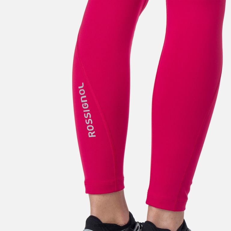 Rossignol Bottoms Women Lightweight Breathable Running Tights Cherry 62R6R1000