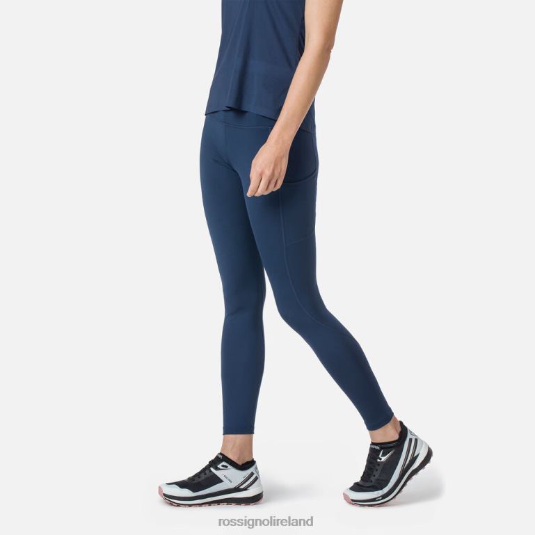 Rossignol Bottoms Women Lightweight Breathable Running Tights Darknavy 62R6R698