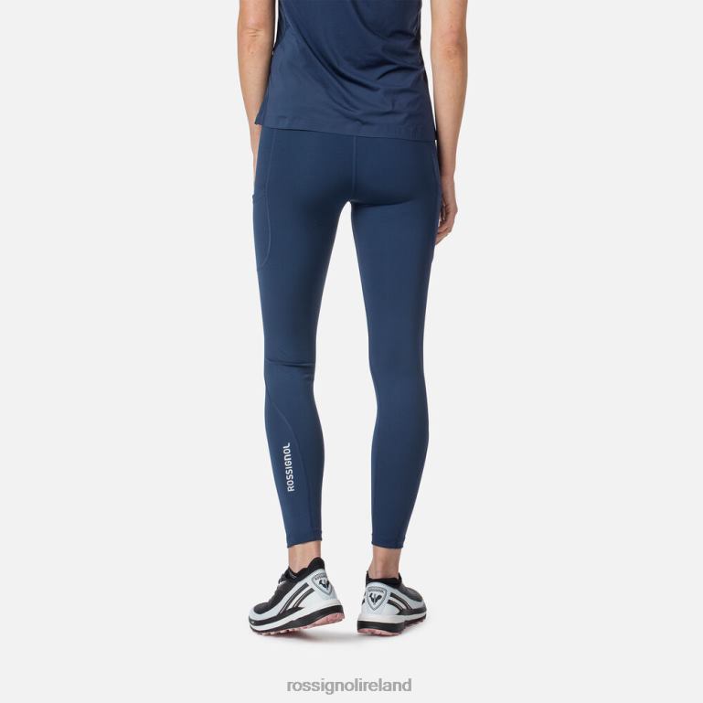Rossignol Bottoms Women Lightweight Breathable Running Tights Darknavy 62R6R698