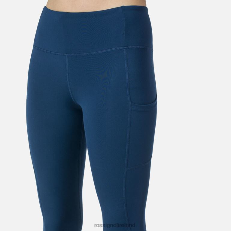 Rossignol Bottoms Women Lightweight Breathable Running Tights Darknavy 62R6R698