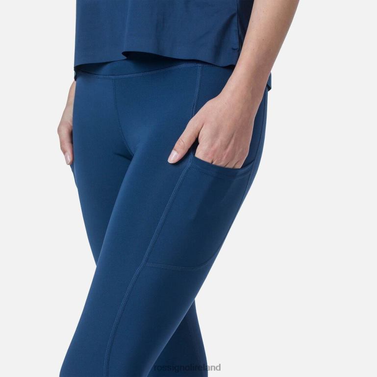 Rossignol Bottoms Women Lightweight Breathable Running Tights Darknavy 62R6R698
