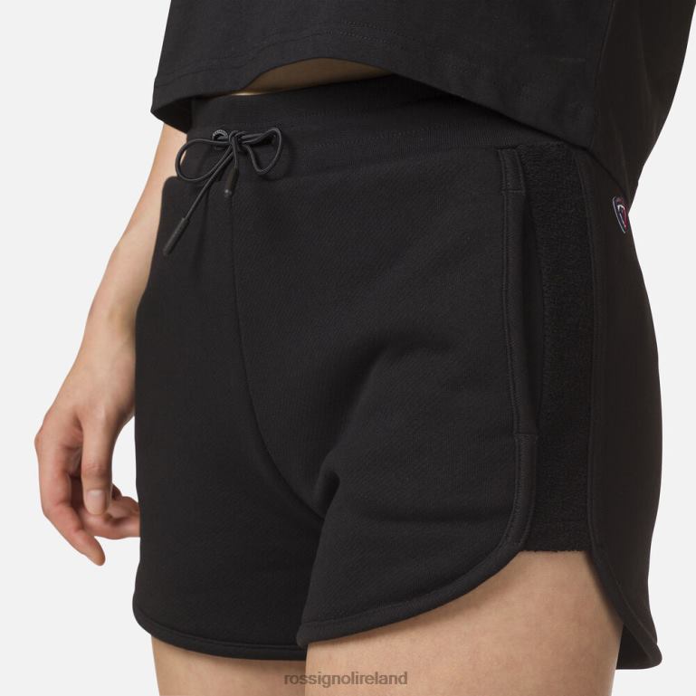 Rossignol Bottoms Women Cotton Comfortable Shorts Black 62R6R920