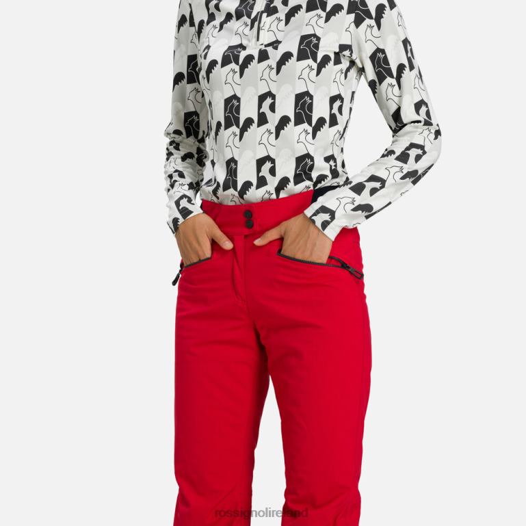 Rossignol Bottoms Women Classique Ski Pants Carmin 62R6R775