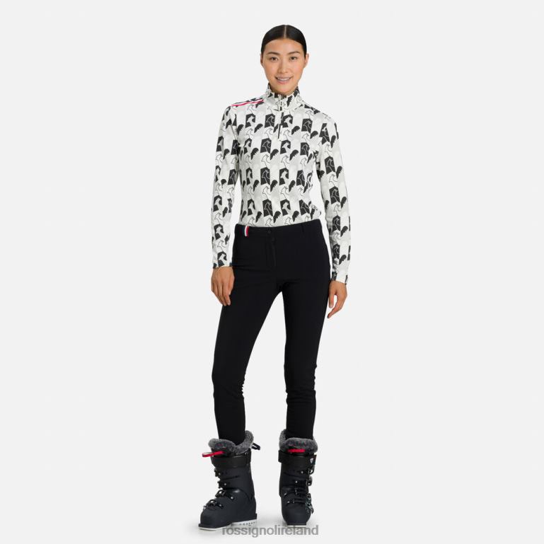 Rossignol Bottoms Women Fuseau Ski Pants Black 62R6R792