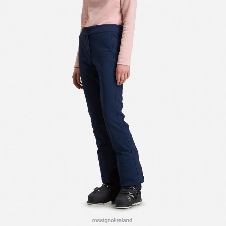 Rossignol Bottoms Women Softshell Flat Ski Pants Dark Navy 62R6R1087
