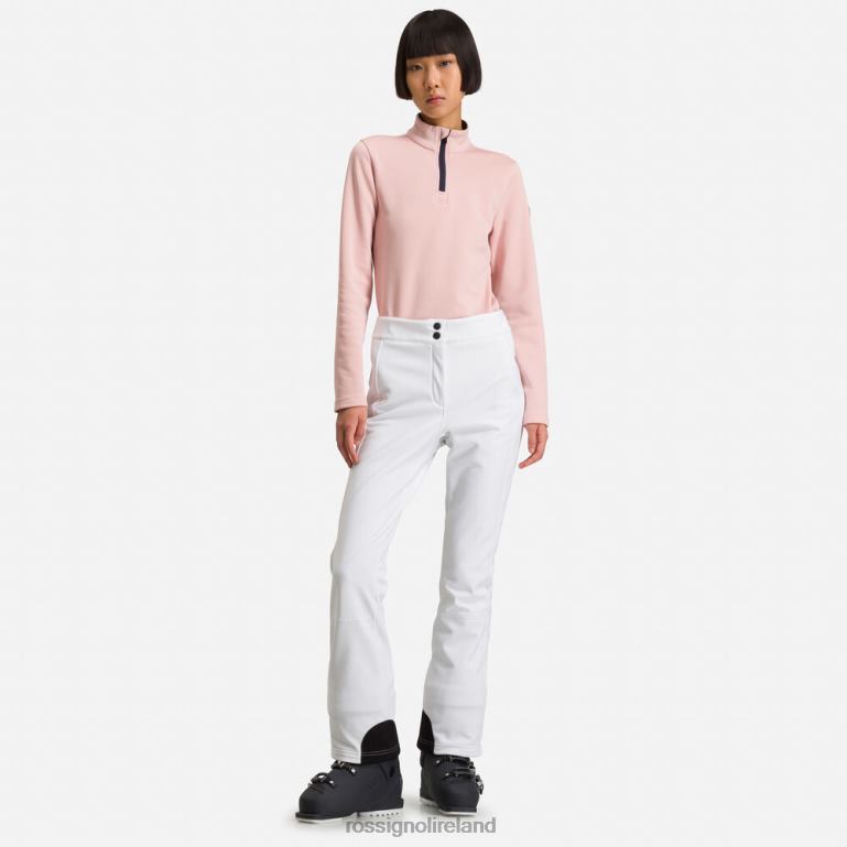 Rossignol Bottoms Women Softshell Flat Ski Pants White 62R6R769