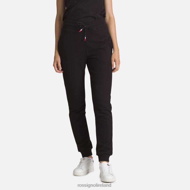 Rossignol Bottoms Women Logo Cotton Sweatpants Black 62R6R916