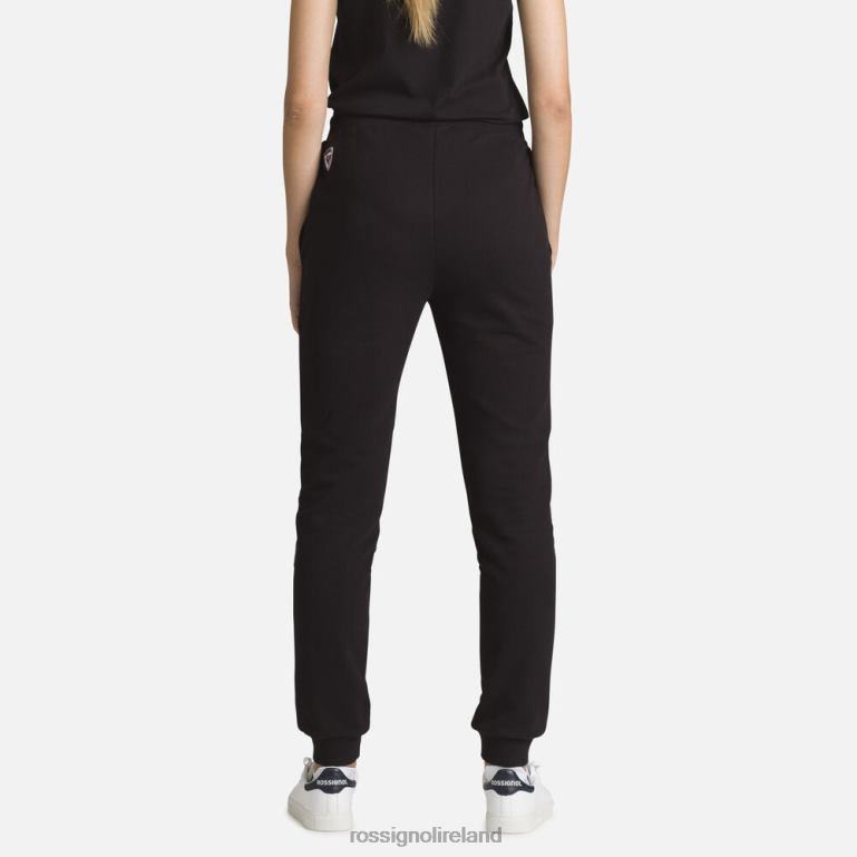 Rossignol Bottoms Women Logo Cotton Sweatpants Black 62R6R916