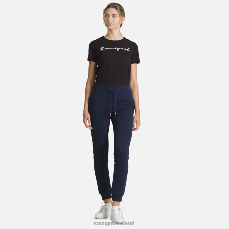 Rossignol Bottoms Women Logo Cotton Sweatpants Darknavy 62R6R886