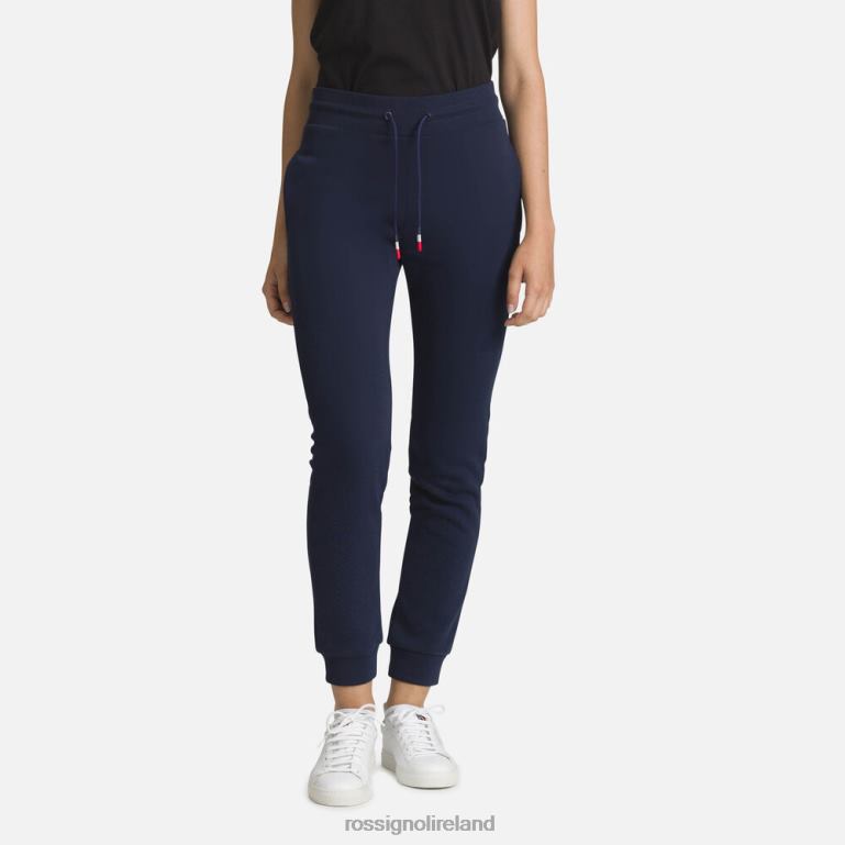 Rossignol Bottoms Women Logo Cotton Sweatpants Darknavy 62R6R886
