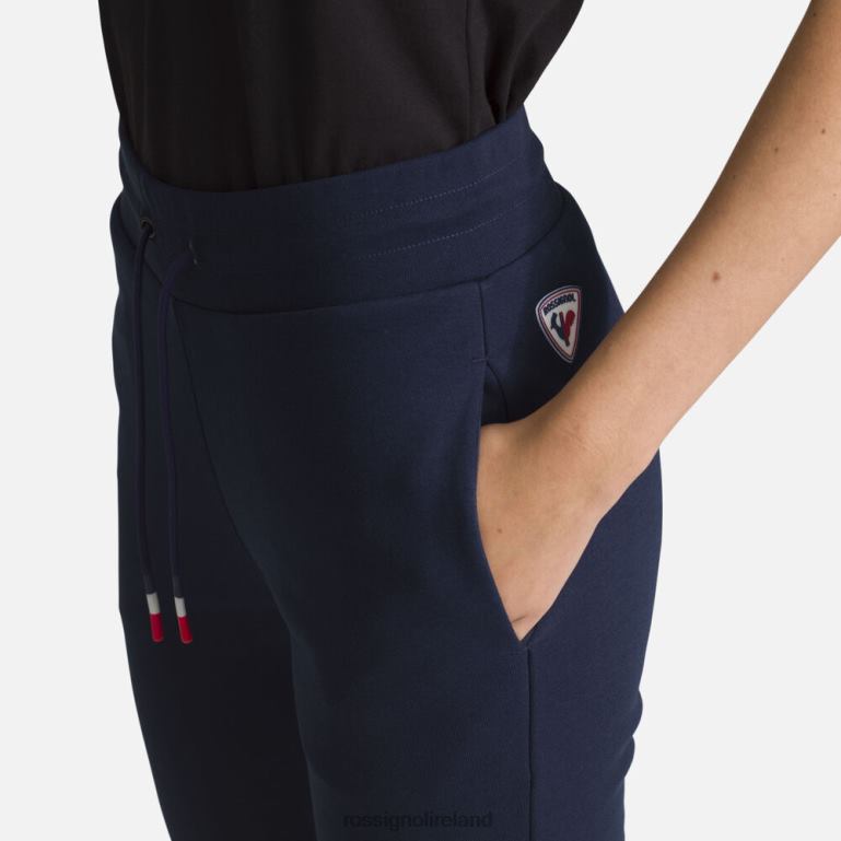 Rossignol Bottoms Women Logo Cotton Sweatpants Darknavy 62R6R886