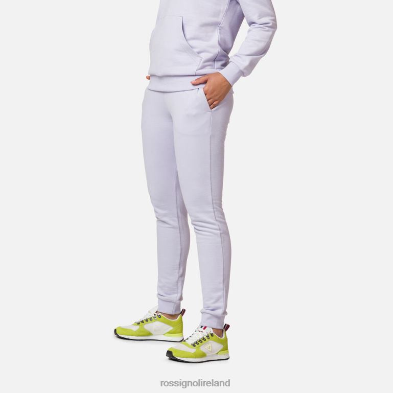 Rossignol Bottoms Women Logo Cotton Sweatpants Lavendergrey 62R6R965