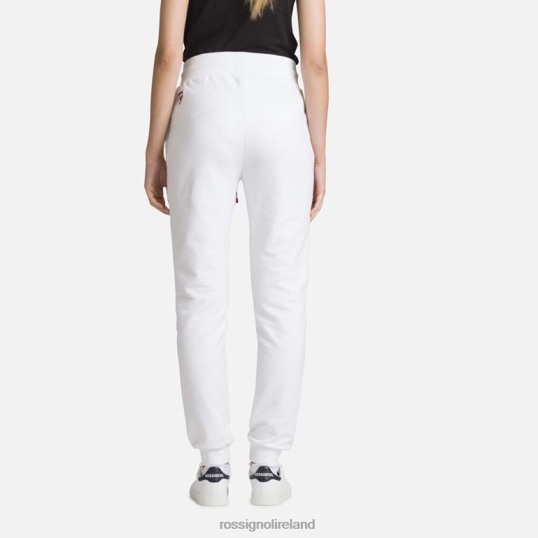 Rossignol Bottoms Women Logo Cotton Sweatpants White 62R6R939