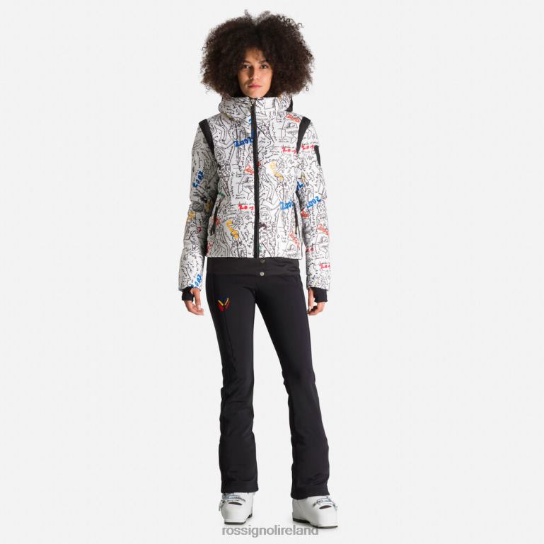 Rossignol Tops Women Jcc Cosmic Printed Down Jacket Galaxy 62R6R1114