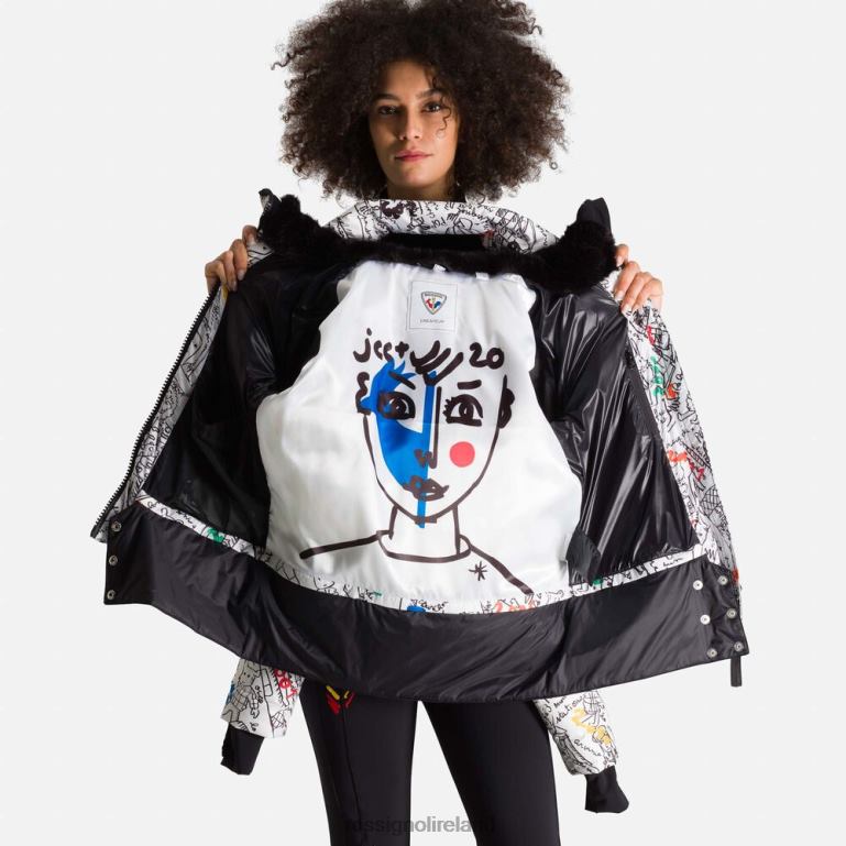 Rossignol Tops Women Jcc Cosmic Printed Down Jacket Galaxy 62R6R1114