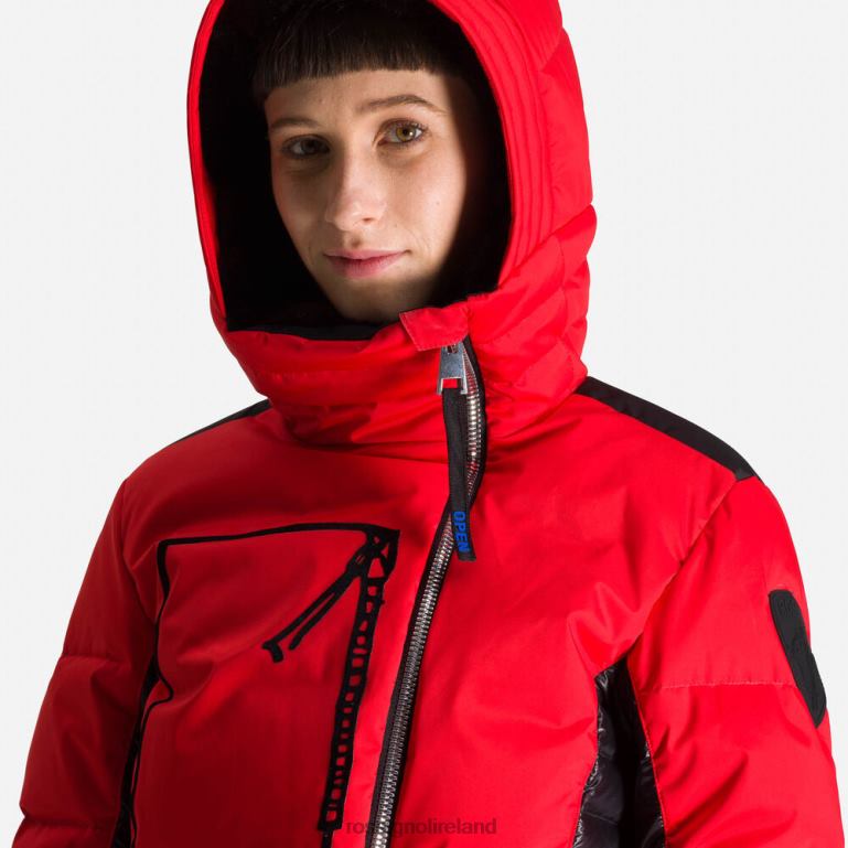 Rossignol Tops Women Jcc Stellar Down Jacket Red 62R6R795