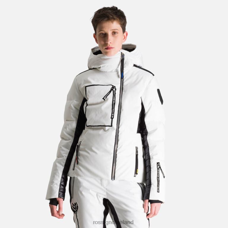 Rossignol Tops Women Jcc Stellar Down Jacket White 62R6R794