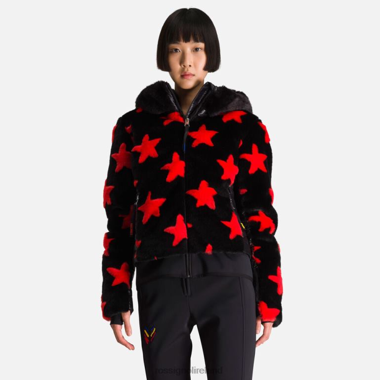 Rossignol Tops Women Jcc Teddy Down Jacket Black 62R6R784