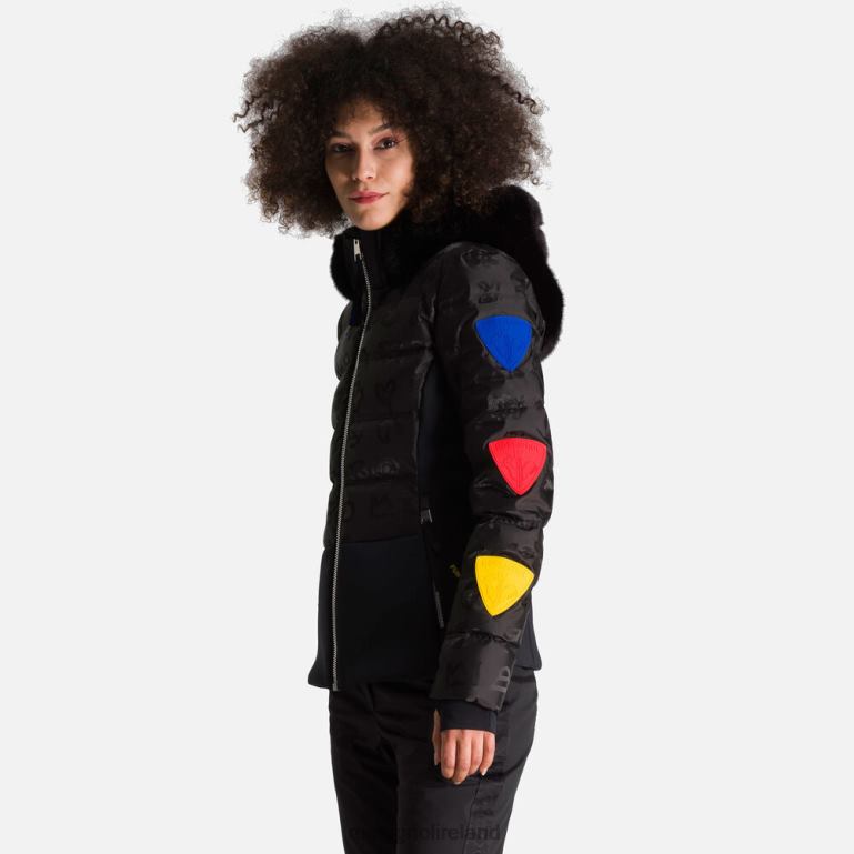 Rossignol Tops Women Jcc Twins Down Jacket Black 62R6R802
